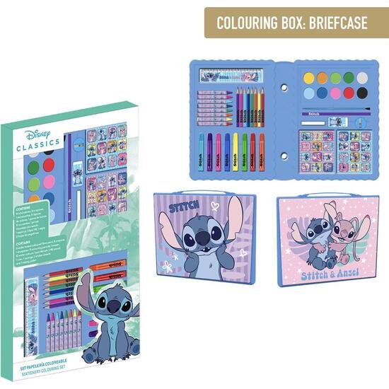 SET PAPELERÍA COLOREABLE CAJA STITCH CERDA