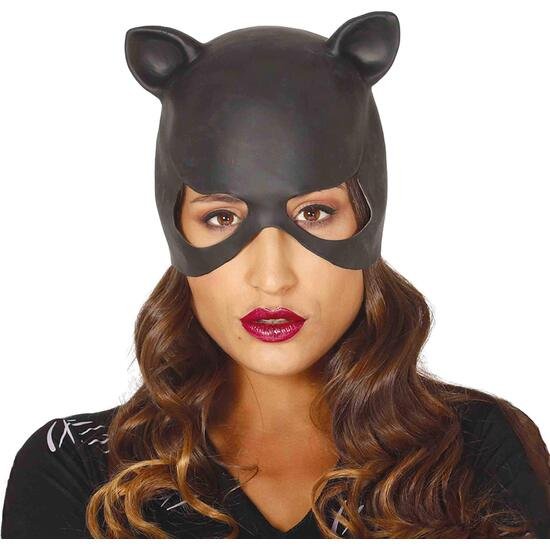 MASCARA MUJER GATA LATEX