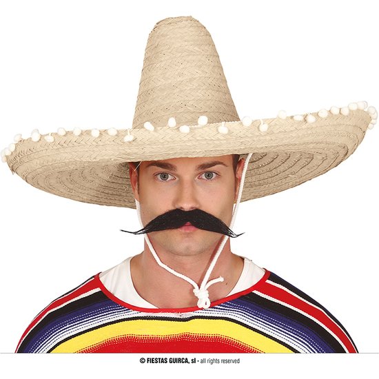 SOMBRERO MEXICANO PAJA 60 CMS. PAJA GUIRCA