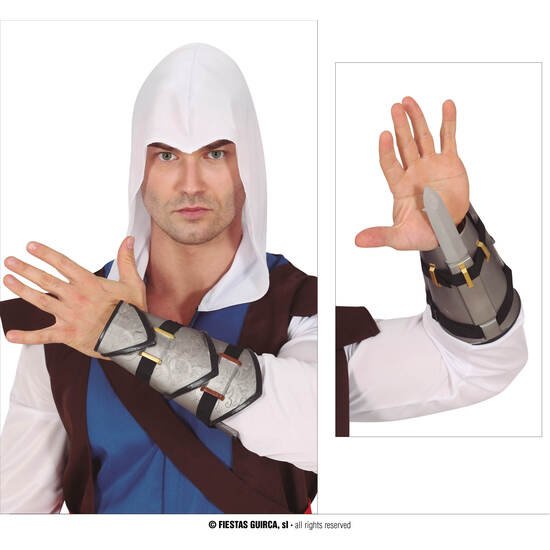 Comprar Brazalete Con Puñal Ninja Retractil, 30 Cms