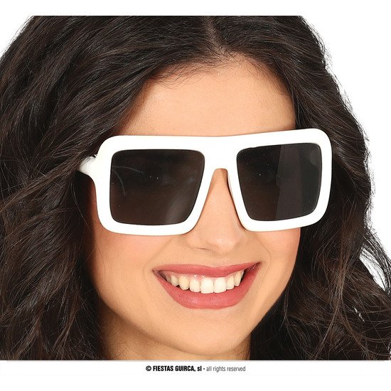 GAFAS BLANCAS CUADRADAS GUIRCA