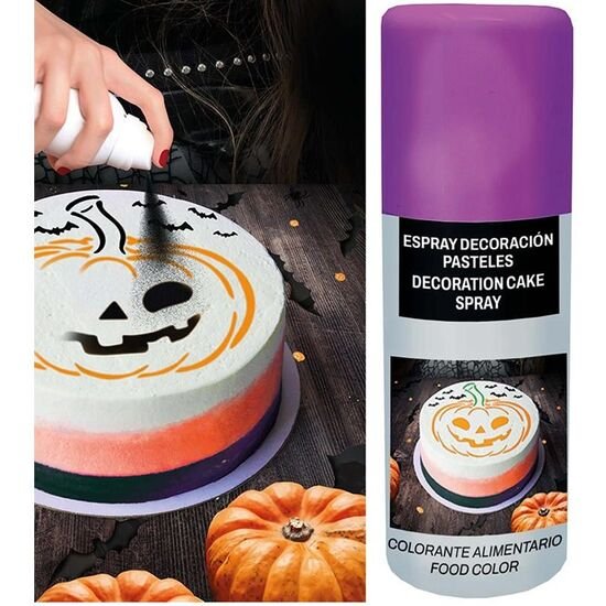 ESPRAY DECORACION PASTELES, LILA, 100 ML GUIRCA