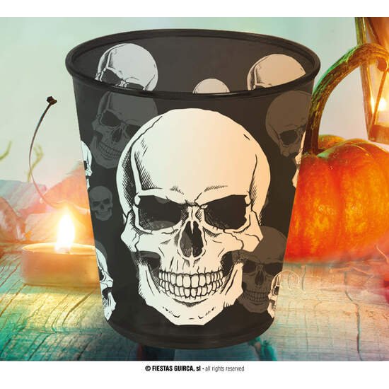 Comprar Vaso Calavera 9x10 Cms., Plastico