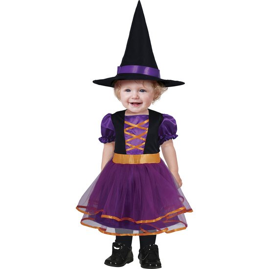 PURPLE BABY WITCH, BABY, 12 - 18 MESES