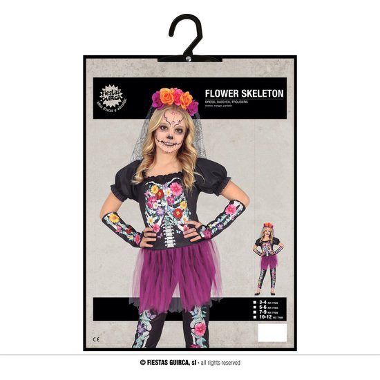 FLOWER SKELETON, INFANTIL, 10 - 12 AÑOS