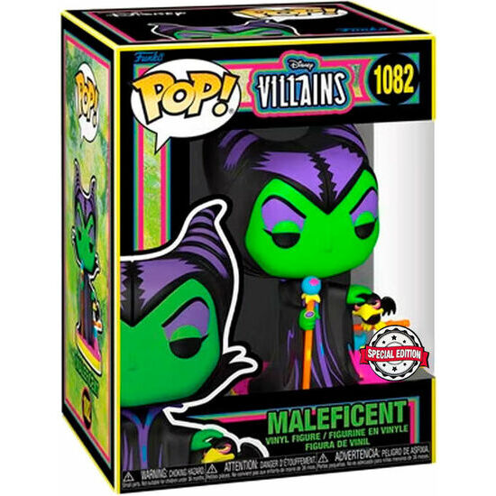 Comprar Figura Pop Disney Villains Maleficent Black Light Exclusive