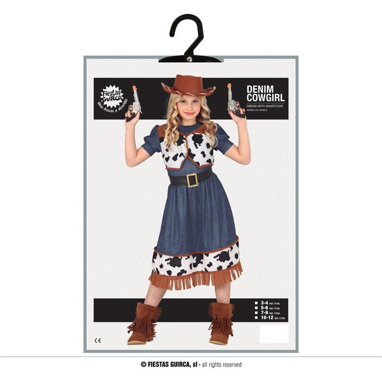 COWGIRL, INFANTIL, 3 - 4 AÑOS