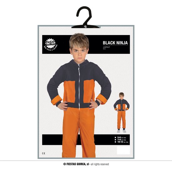 BLACK ORANGE NINJA, INFANTIL, 10 - 12 AÑOS