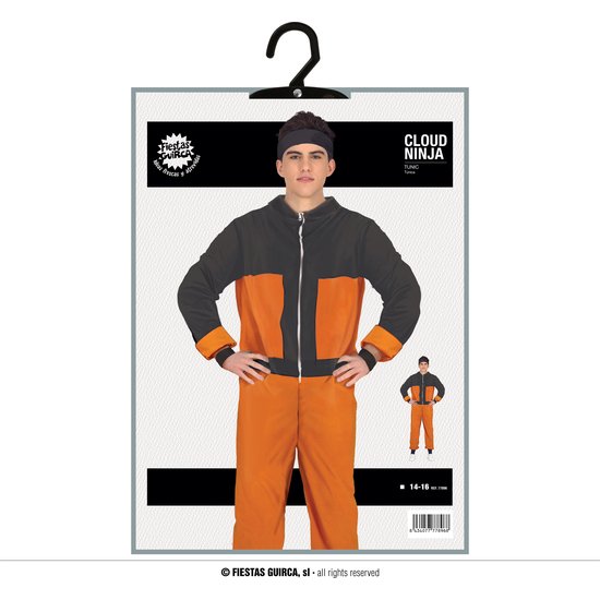 BLACK ORANGE NINJA, TEEN, 14 - 16 AÑOS