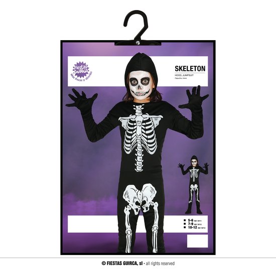 SKELETON, INFANTIL, 3 - 4 AÑOS