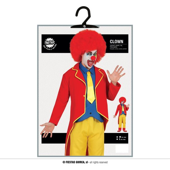 CLOWN SUIT, ADULTO, 48 - 50 (M)