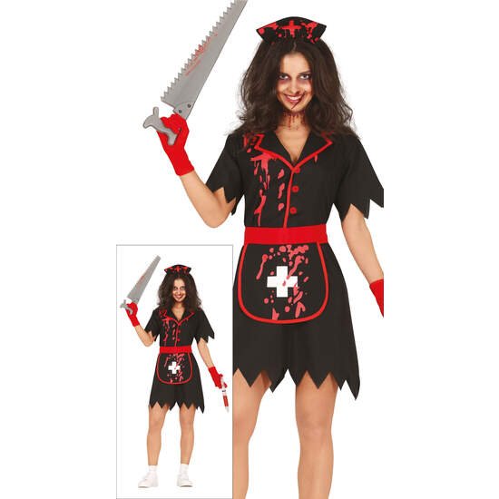 BLACK BLOODY NURSE, ADULTA, 42 - 44 (L) GUIRCA