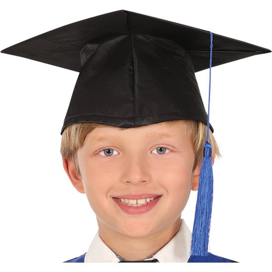 BLUE AND BLACK GRADUTATED, INFANTIL, 5 - 6 AÑOS