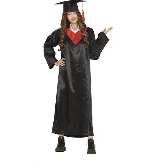 RED AND BLACK GRADUTATED, TEEN, 14 - 16 AÑOS