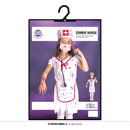 ZOMBIE NURSE, INFANTIL, 5 - 6 AÑOS