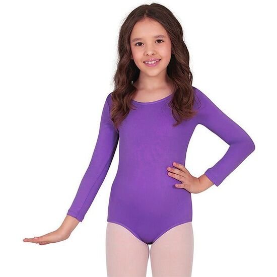 MAILLOT MANGA LARGA LILA, INFANTIL, 9 - 12 AÑOS GUIRCA