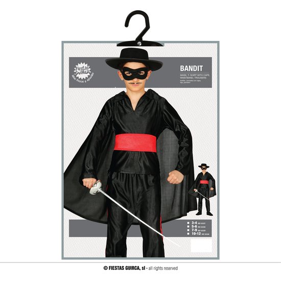 BANDIDO, INFANTIL, 10 - 12 AÑOS
