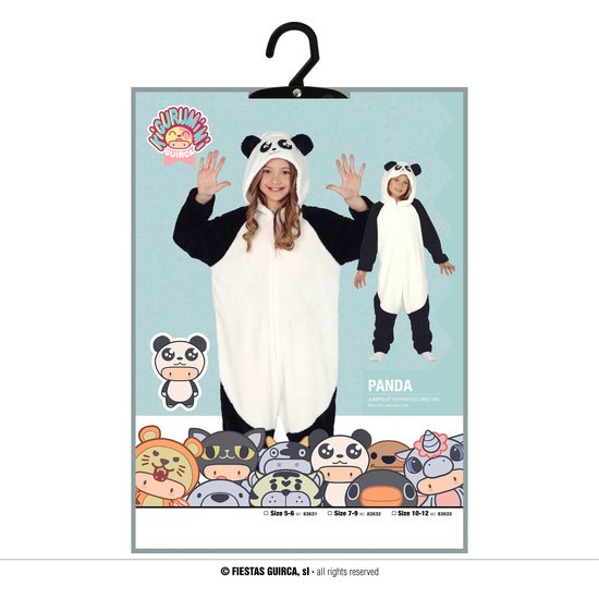 PANDA KIGURUMIMI, INFANTIL, 7 - 9 AÑOS
