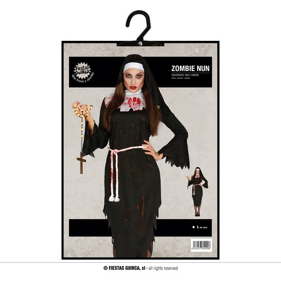 ZOMBIE NUN, ADULTA, 42 - 44 (L)
