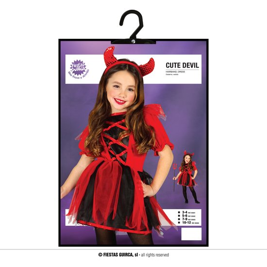 CUTE DEVIL, INFANTIL, 3 - 4 AÑOS