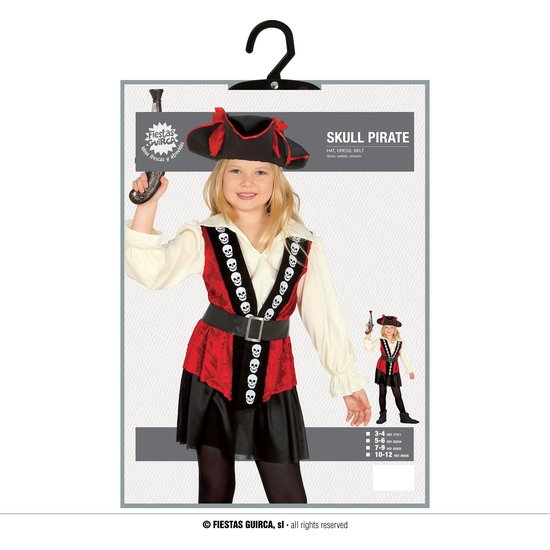 SKULL PIRATE, INFANTIL, 5 - 6 AÑOS