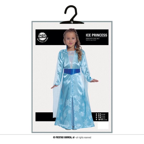 PRINCESA DEL HIELO, INFANTIL, 10 - 12 AÑOS