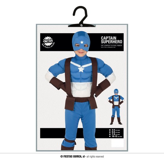 CAPITAN SUPERHEROE, INFANTIL, 5 - 6 AÑOS