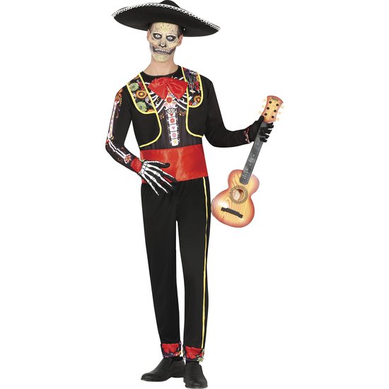 MARIACHI SKELETON, ADULTO, 52 - 54 (L)