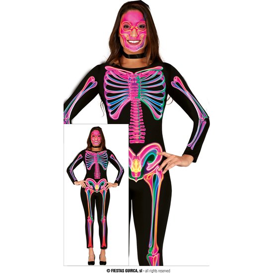Comprar Neon Skeleton, Adulta, 38 - 40 (m)