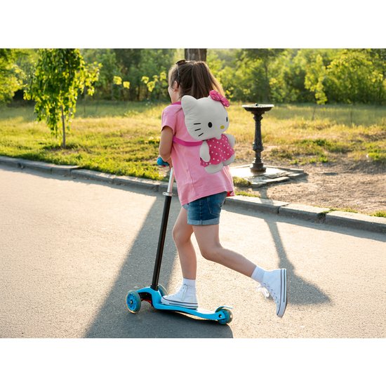 MOCHILA PELUCHE HELLO KITTY ROSA 35CM