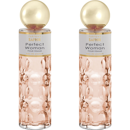 Set De 2 Saphir Parfums - Perfect Woman - Eau De Parfum - Mujer - 200ml