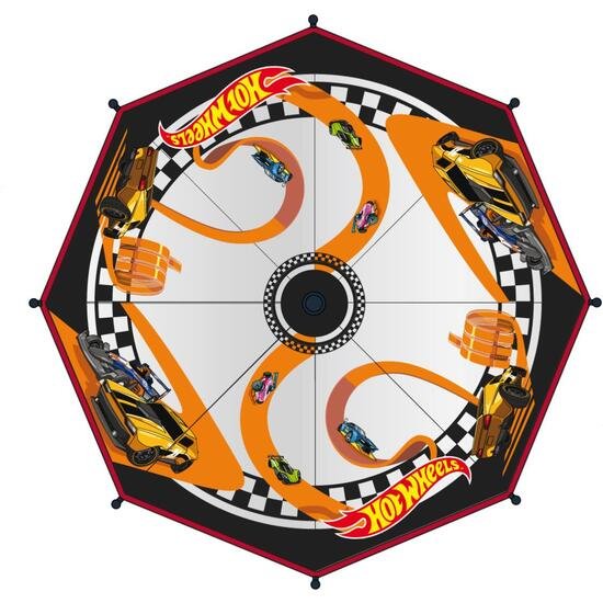 PARAGUAS MANUAL POE BURBUJA HOT WHEELS CERDA