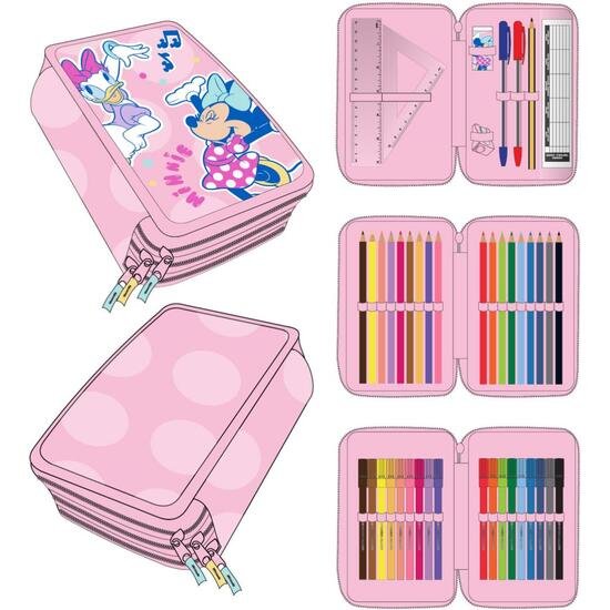 PLUMIER CON ACCESORIOS GIOTTO MINNIE CERDA