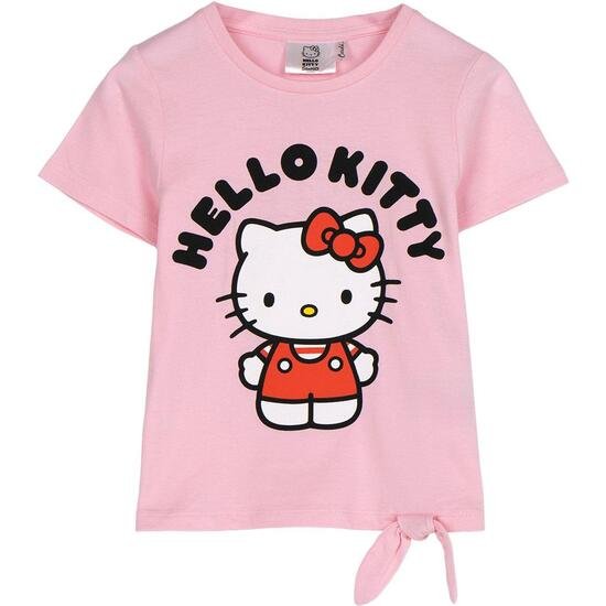CAMISETA CORTA SINGLE JERSEY HELLO KITTY CERDA