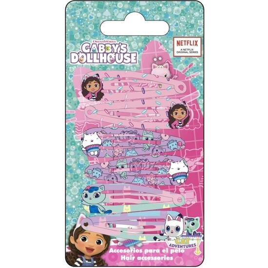 ACCESORIOS PELO CLIPS 6 PIEZAS GABBY´S DOLLHOUSE CERDA