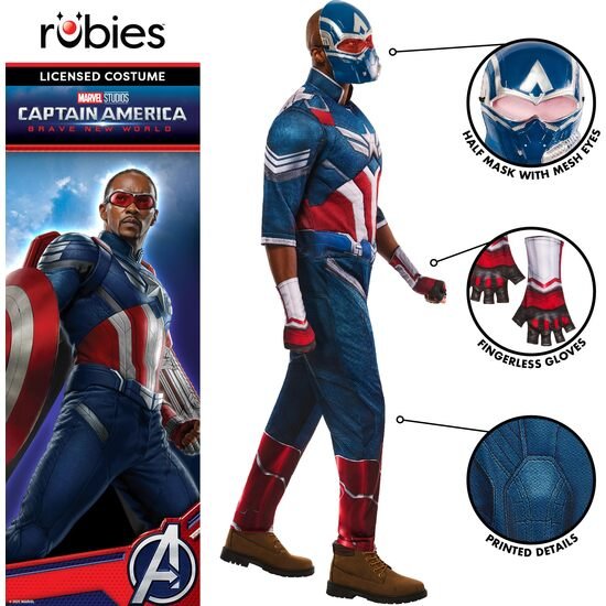 DISFRAZ CAPITAN AMERICA BNW DELUXE AD