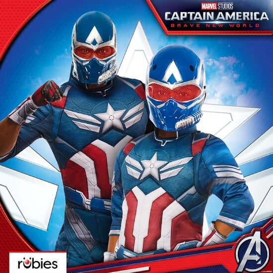 DISFRAZ CAPITAN AMERICA BNW DELUXE AD