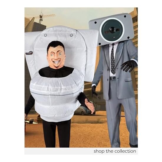 SKI-SPEAKERMAN BOYS COSTUME