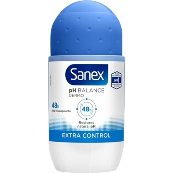 Desodorante Roll-on Ph Balance Dermo Extra Control Sanex