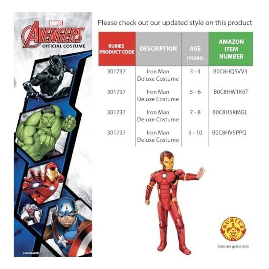 DISFRAZ IRON MAN DELUXE INF