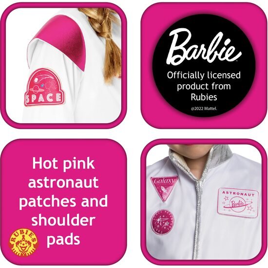 DISFRAZ BARBIE ASTRONAUTA INF
