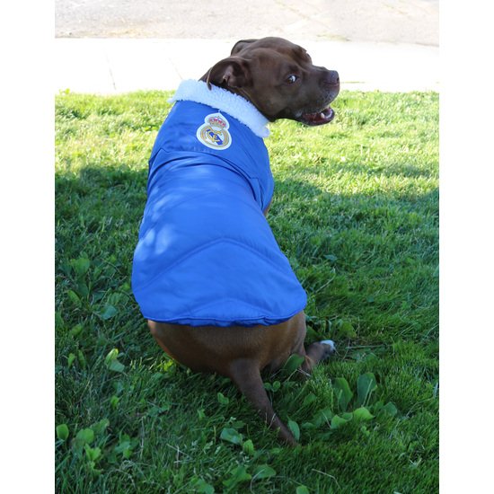 REAL MADRID ABRIGO IMPERMEABLE PARA PERRO  TALLA XXS