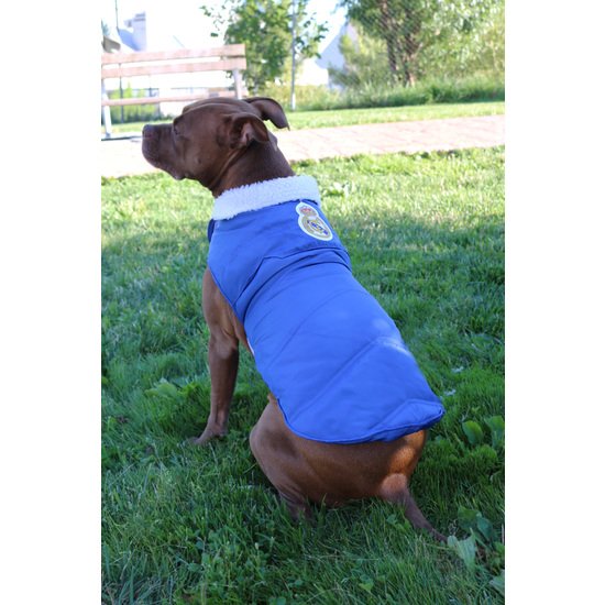 REAL MADRID ABRIGO IMPERMEABLE PARA PERRO  TALLA XXS