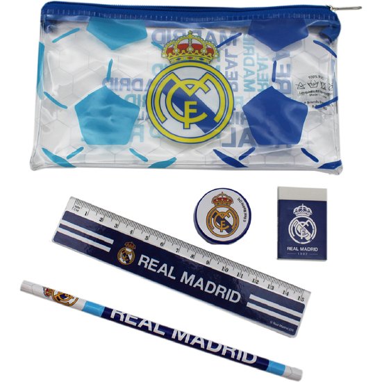 REAL MADRID PORTATODO C/ MATERIAL ESCOLAR