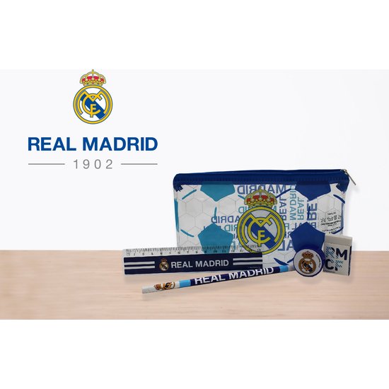 REAL MADRID PORTATODO C/ MATERIAL ESCOLAR