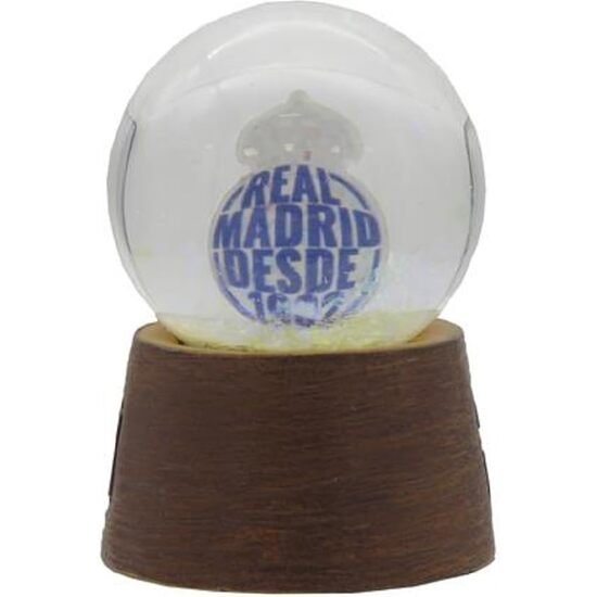 REAL MADRID BOLA DE NIEVE MEDIANA ESCUDO