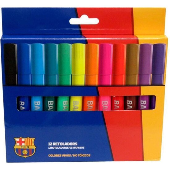 FCBARCELONA 12 ROTULADORES DE COLORES CYP BRANDS