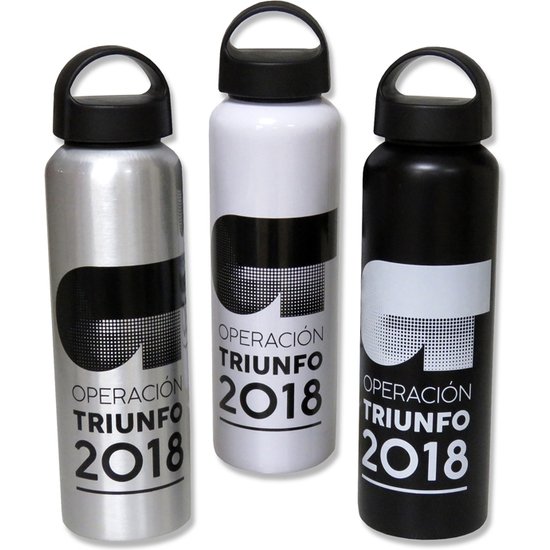 BOTELLA ALUMINIO 600 ML OPERACIÓN TRIUNFO - ALUMINIO
