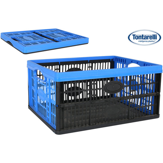 Comprar Caja Plegable 32l/ 47,5x35x23,6cm Voilа Azul/negro