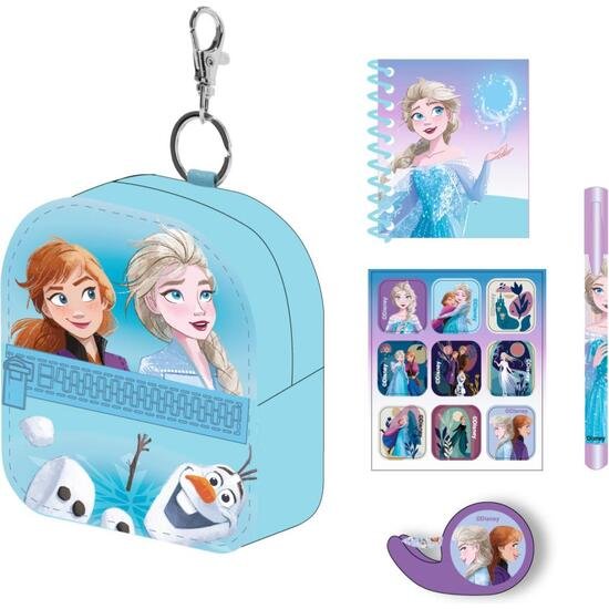 SET DE PAPELERÍA MINIMOCHILA FROZEN